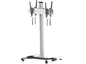 Dual Stacking Screens Tv Cart